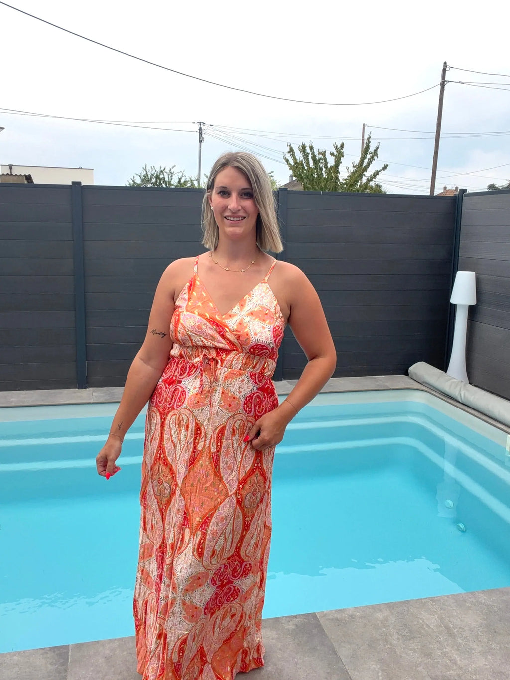 Robe Iris - Orange Maddy & Co
