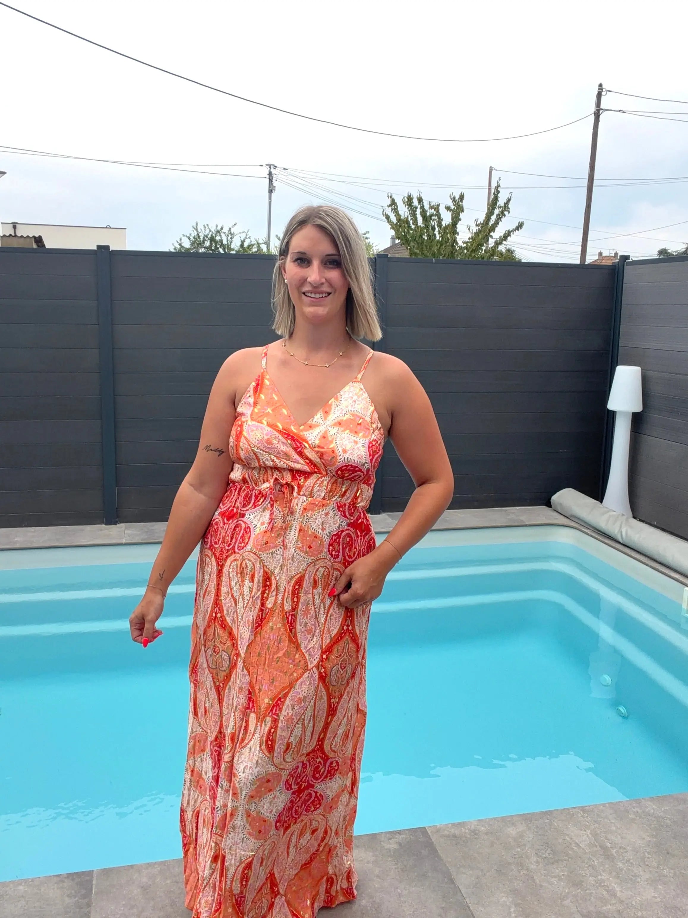 Robe Iris - Orange Maddy & Co