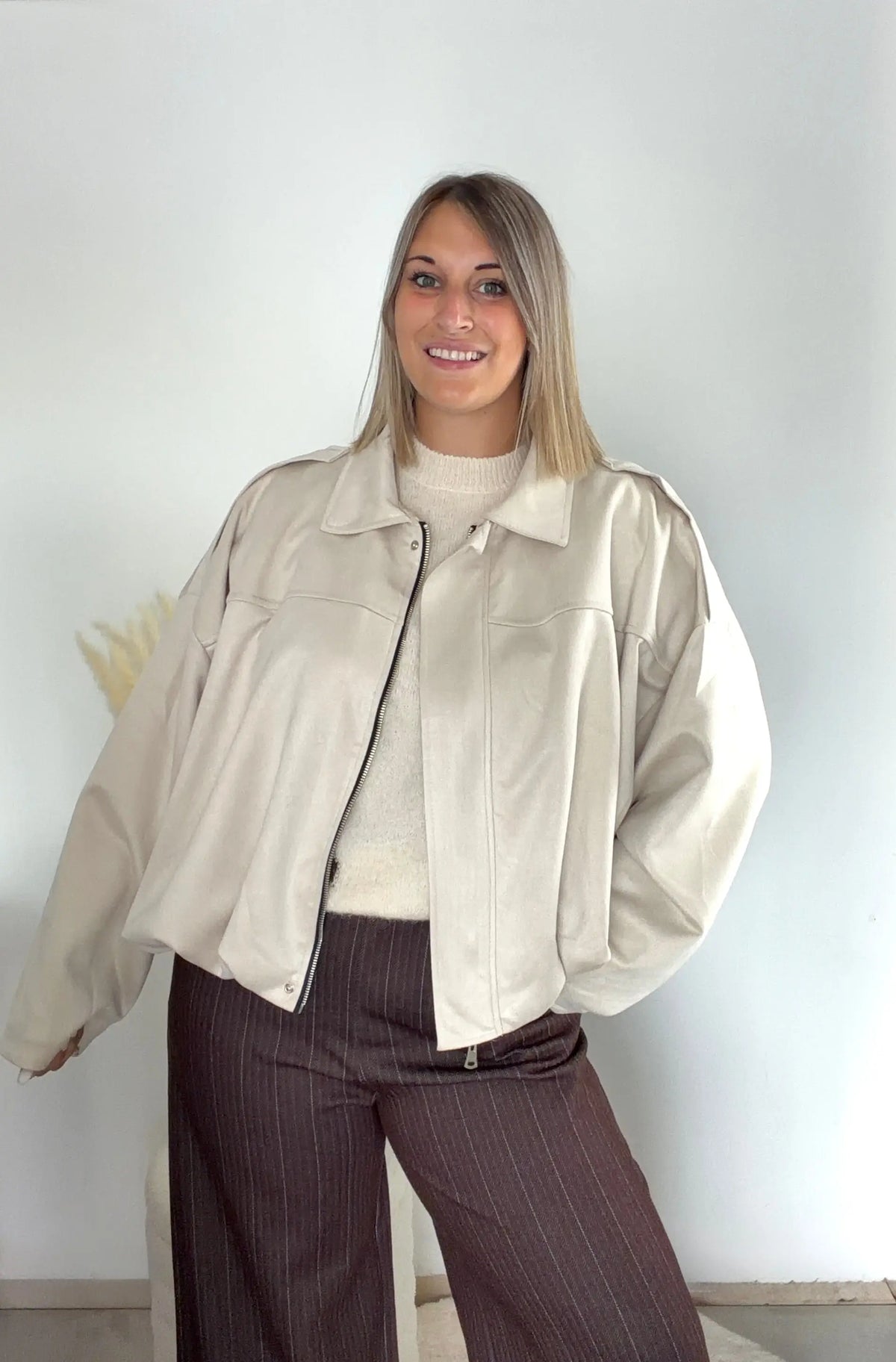 Veste Suédine - Créma Maddy & Co