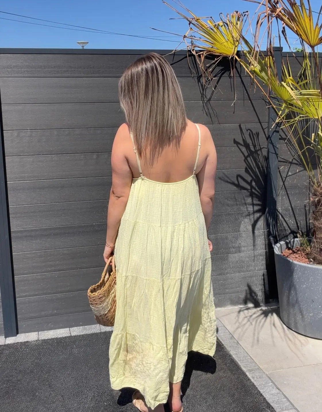 Robe Soleil - Gaze de coton Jaune Maddy & Co