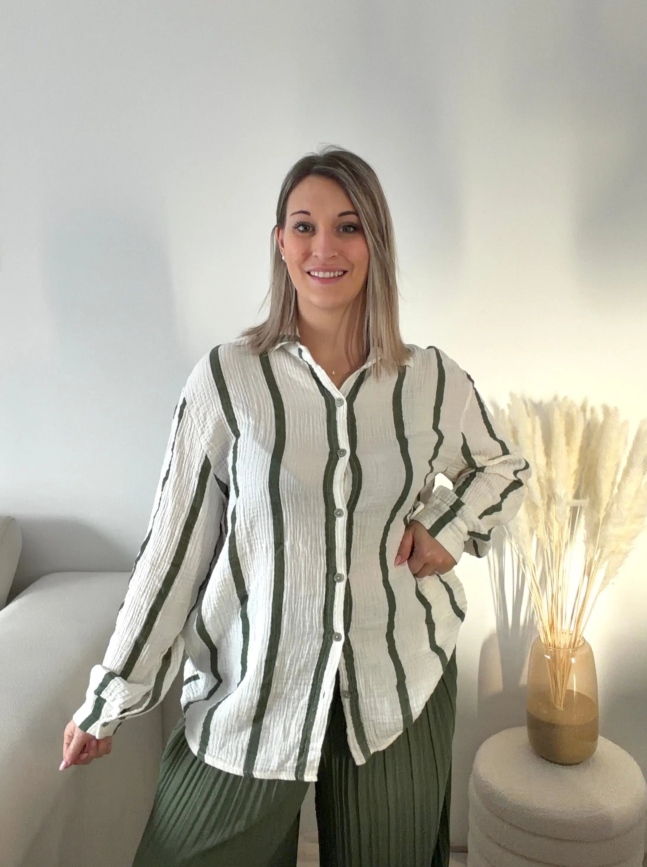 Chemise Kaki - Serena Maddy & Co