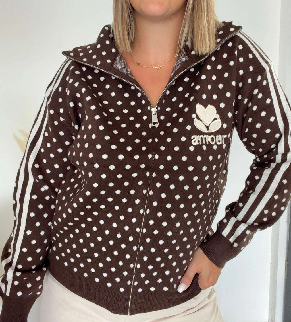 Veste Amour - Marron Maddy & Co