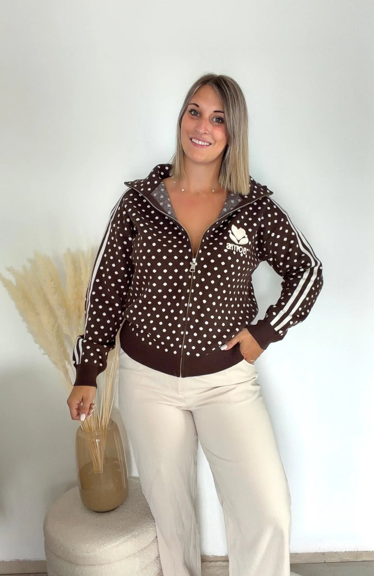 Veste Amour - Marron Maddy & Co