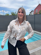 Chemise Brodée Vicky Maddy & Co
