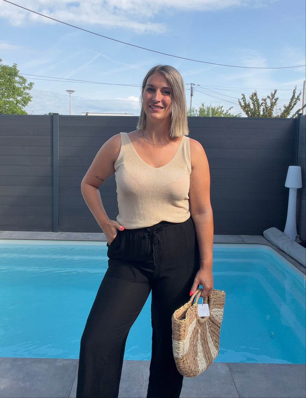 Pantalon Palma - Noir Maddy & Co