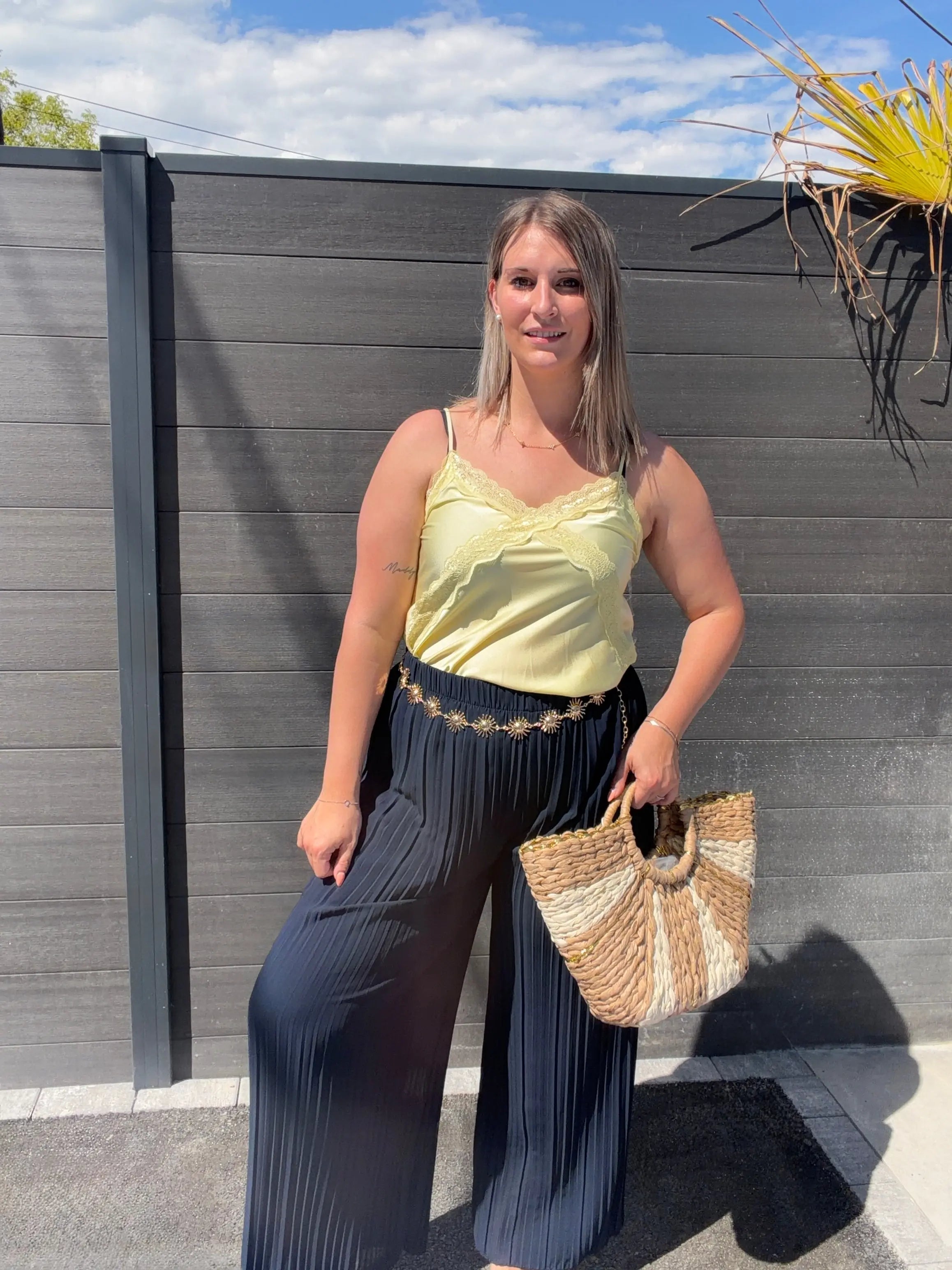 Pantalon Alma - Bleu Marine Maddy & Co