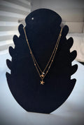 Collier double doré - Étoile de mer & coquillage Maddy & Co