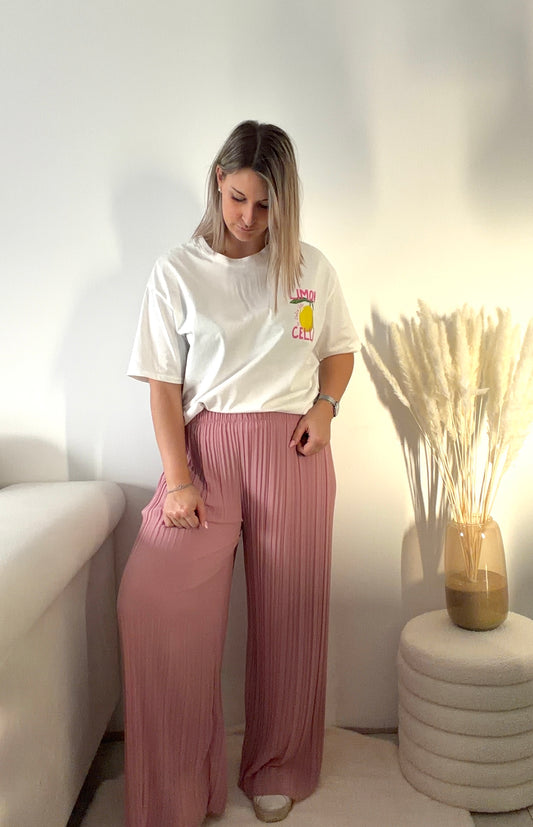Pantalon Alma - Rose