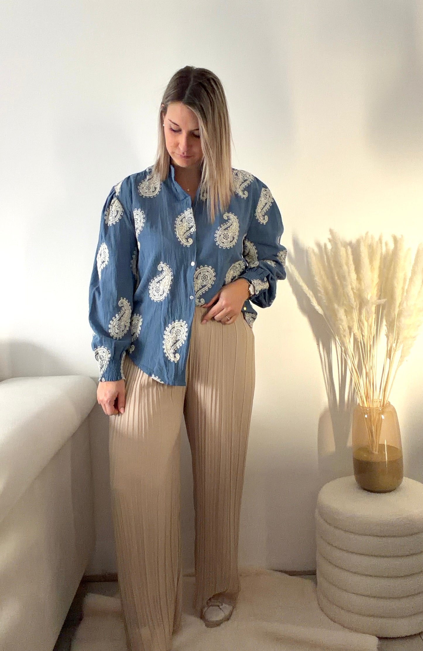 Chemise brodée - Riveria