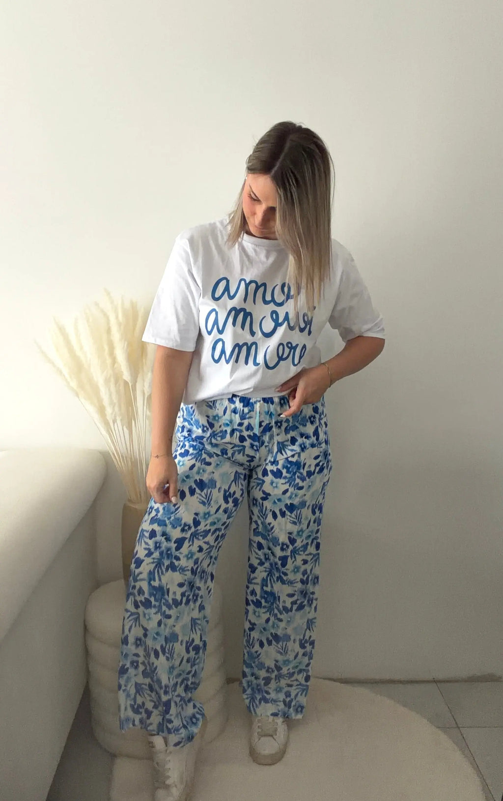 Pantalon Flora - Bleu Maddy & Co