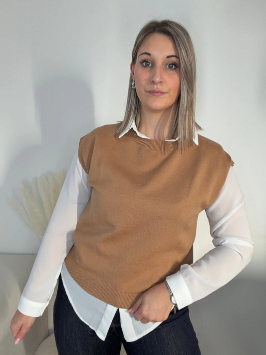 Pull sans manches CLARA Maddy & Co