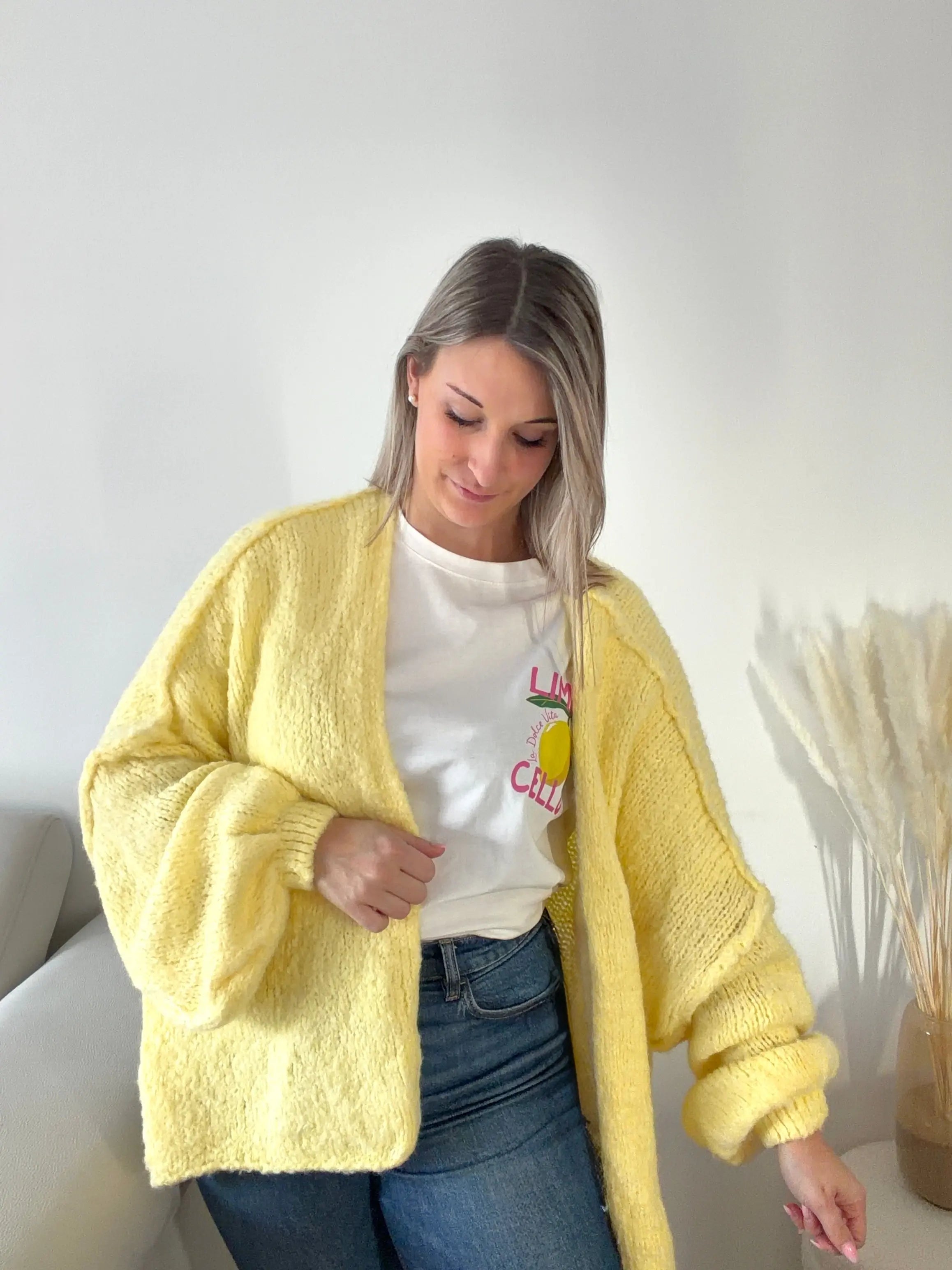 Gilet  DAISY - Jaune Maddy & Co