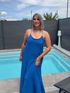 Robe Paula - Bleu Roi Maddy & Co