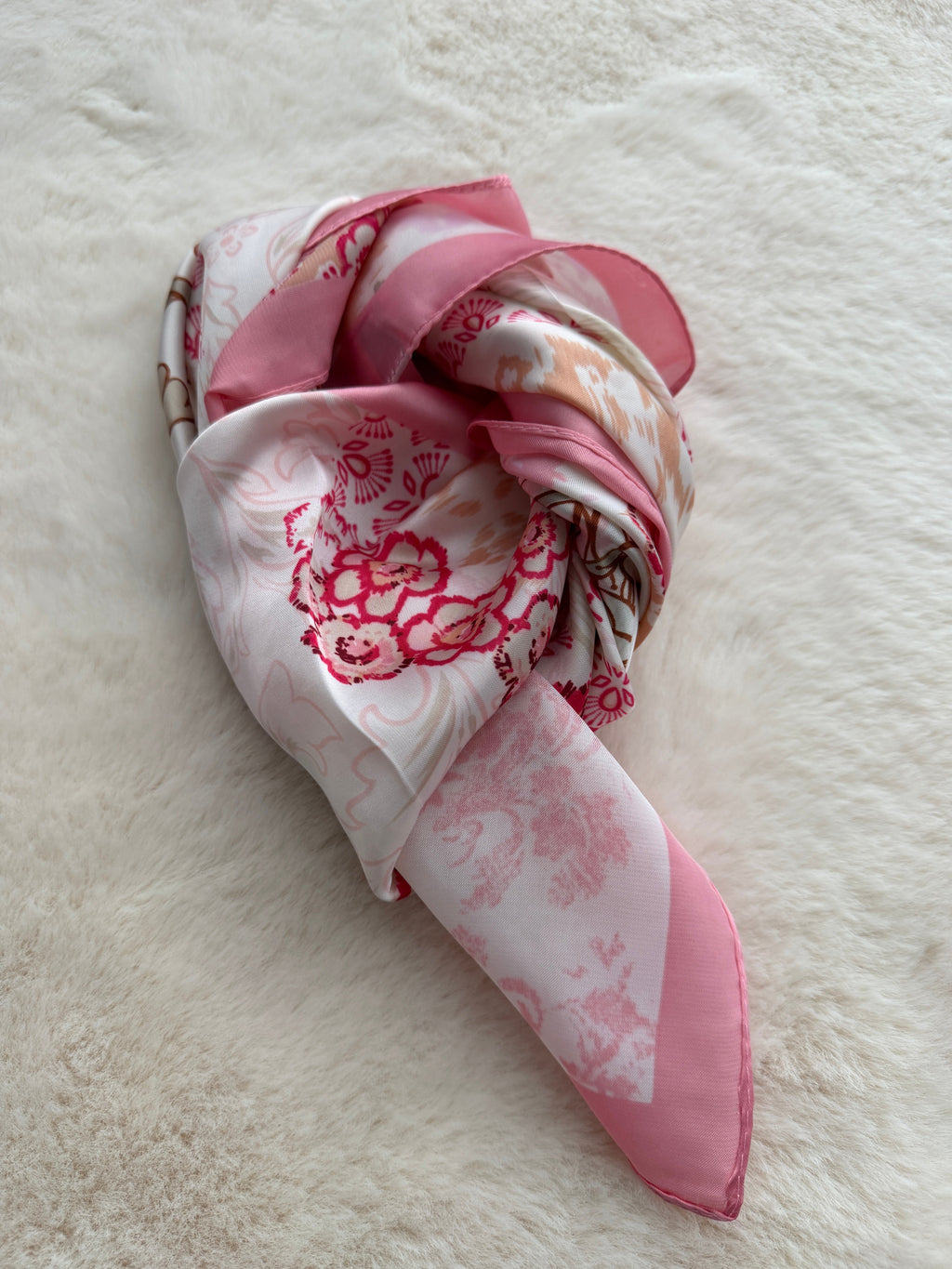 Foulard carré imprimé - Rose Maddy & Co