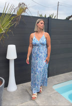 Robe Iris - Bleu Maddy & Co