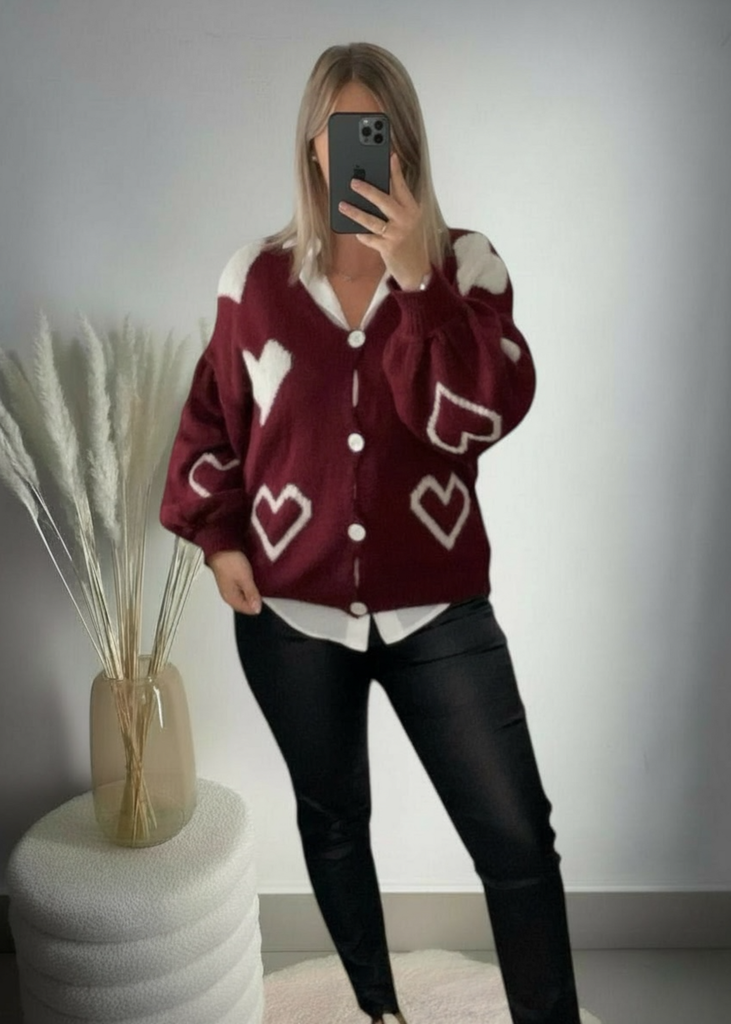 Pantalon MOM enduit INESSA