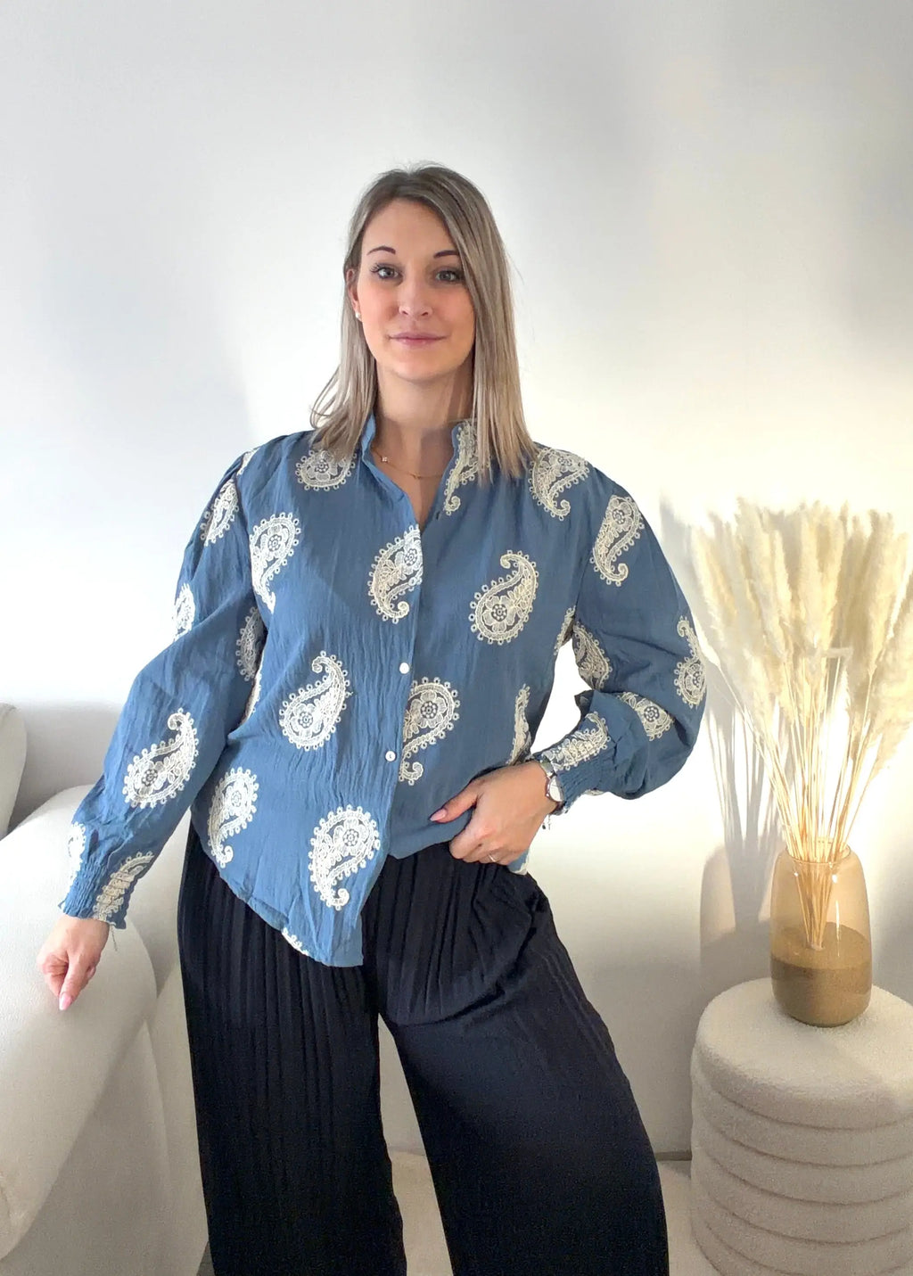Chemise brodée - Riveria Maddy & Co