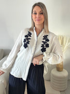 Chemise brodée - Léonie Maddy & Co