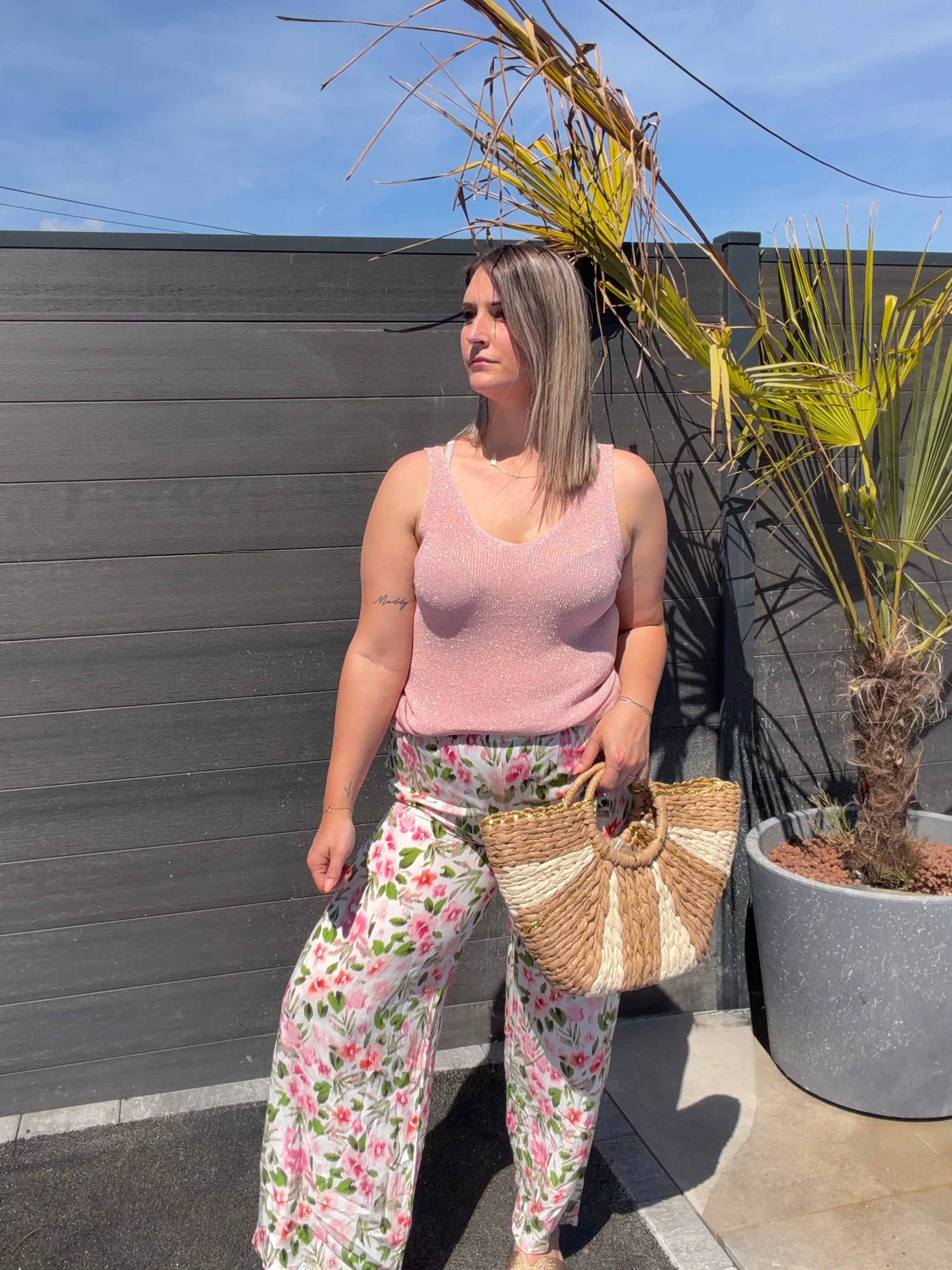 Pantalon Flora - Blush Maddy & Co