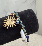 Bracelet breloque bleu - Soleil Maddy & Co