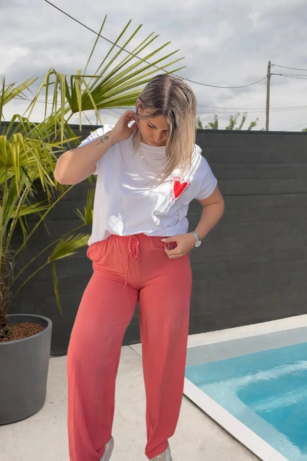 Pantalon fluide Coccio Maddy & Co