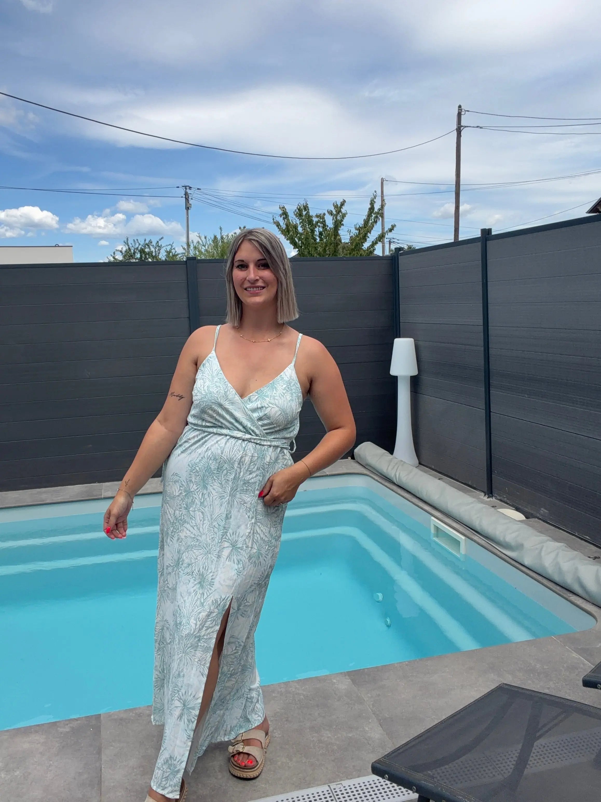 Robe céladon Maddy & Co
