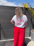Pantalon Alma - Rouge Maddy & Co