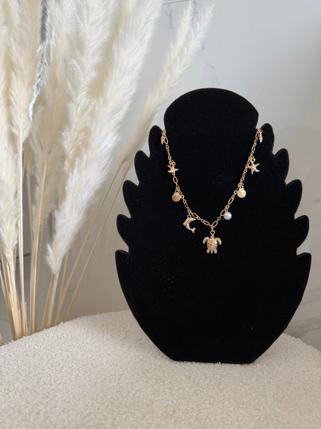 Collier charms doré - Tortue Maddy & Co