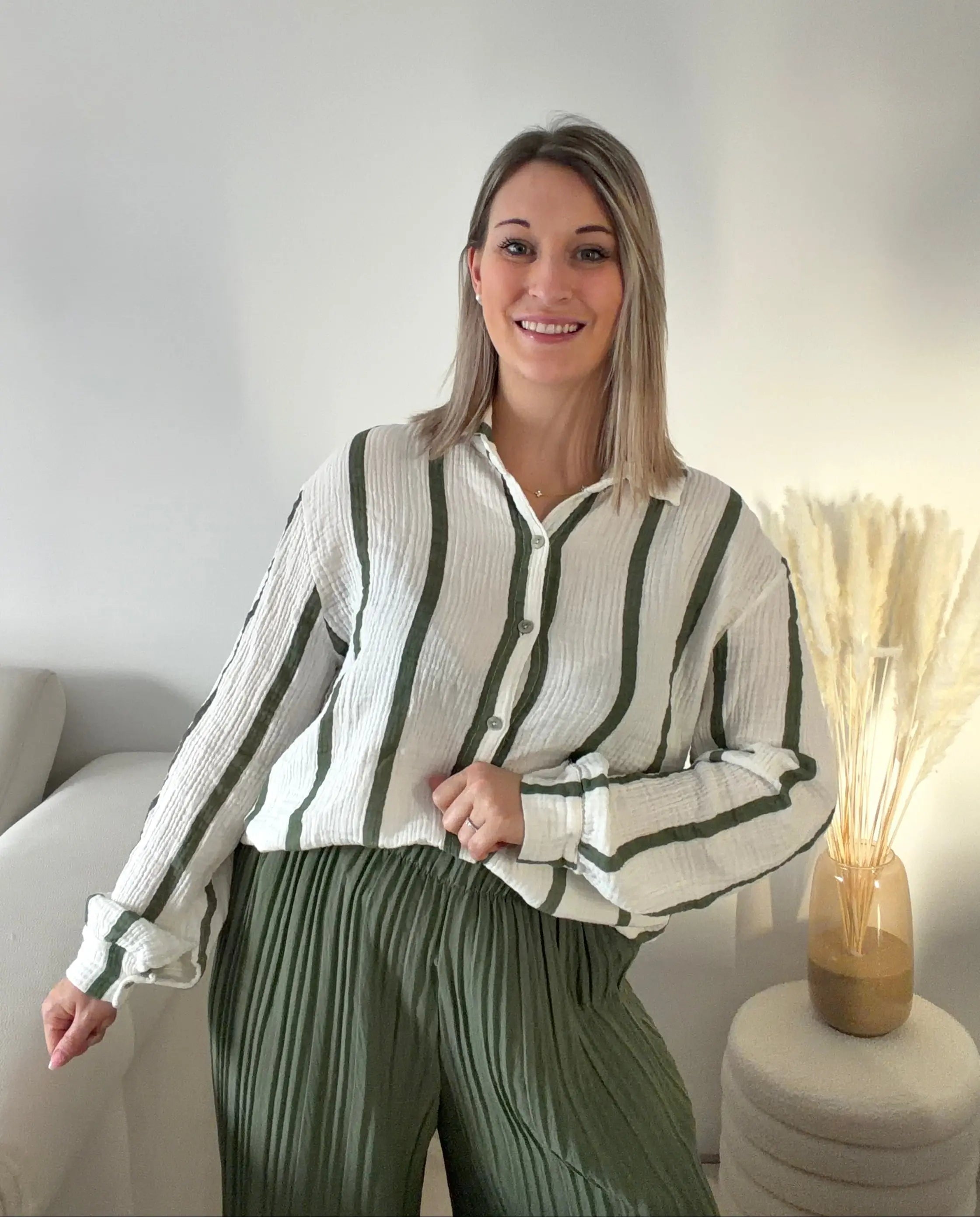Chemise Kaki - Serena Maddy & Co