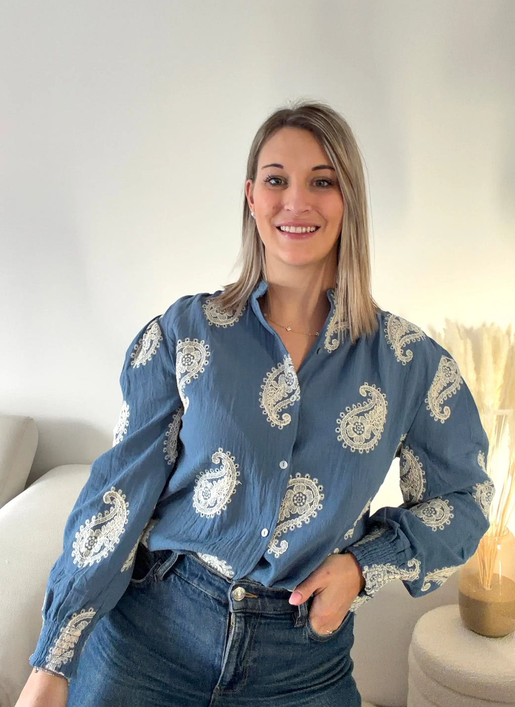 Chemise brodée - Riveria Maddy & Co