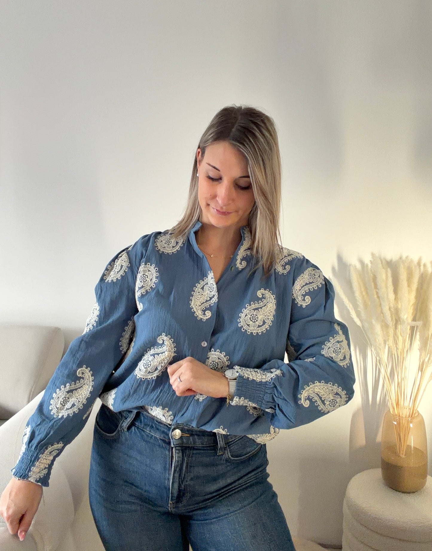 Chemise brodée - Riveria