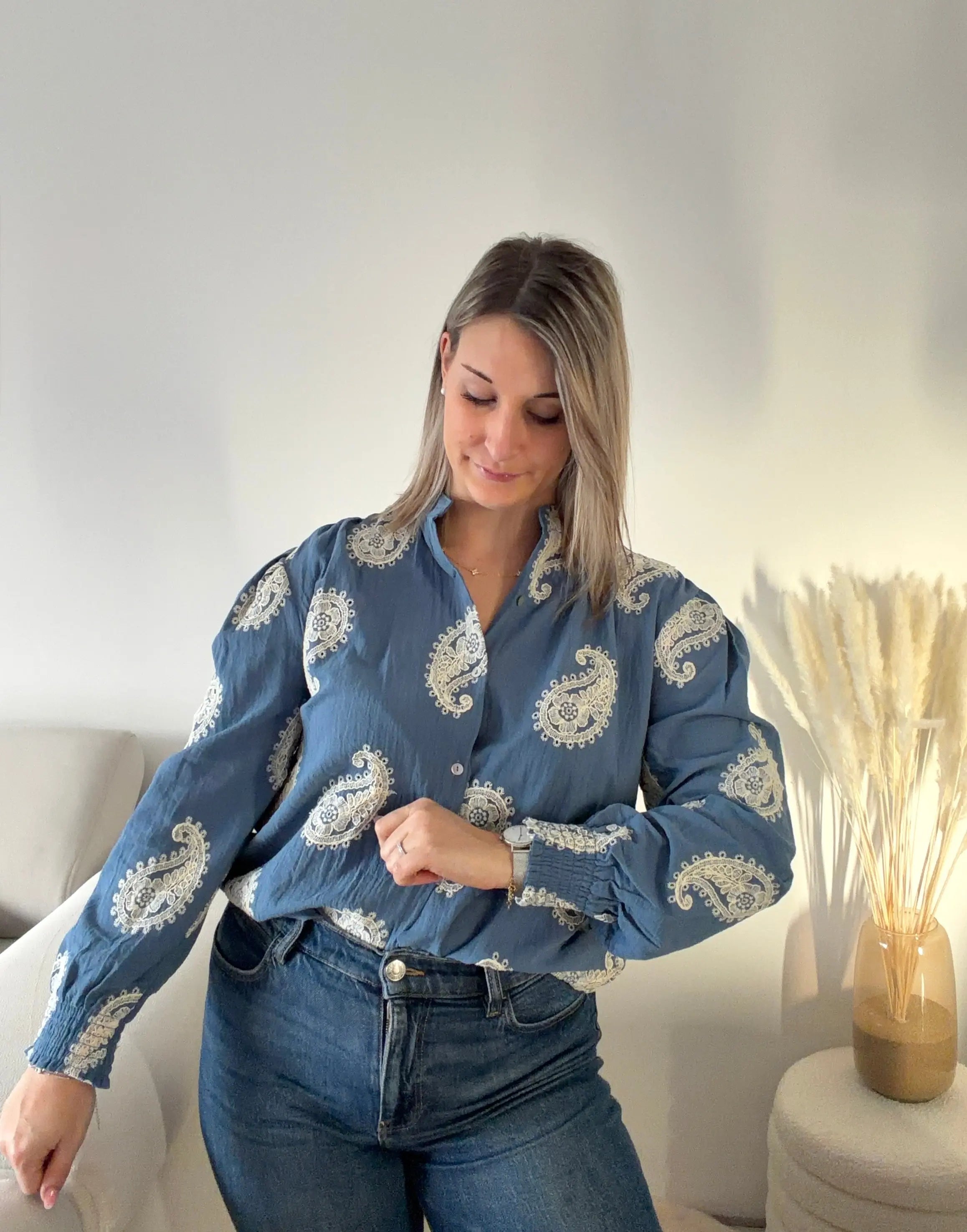 Chemise brodée - Riveria Maddy & Co
