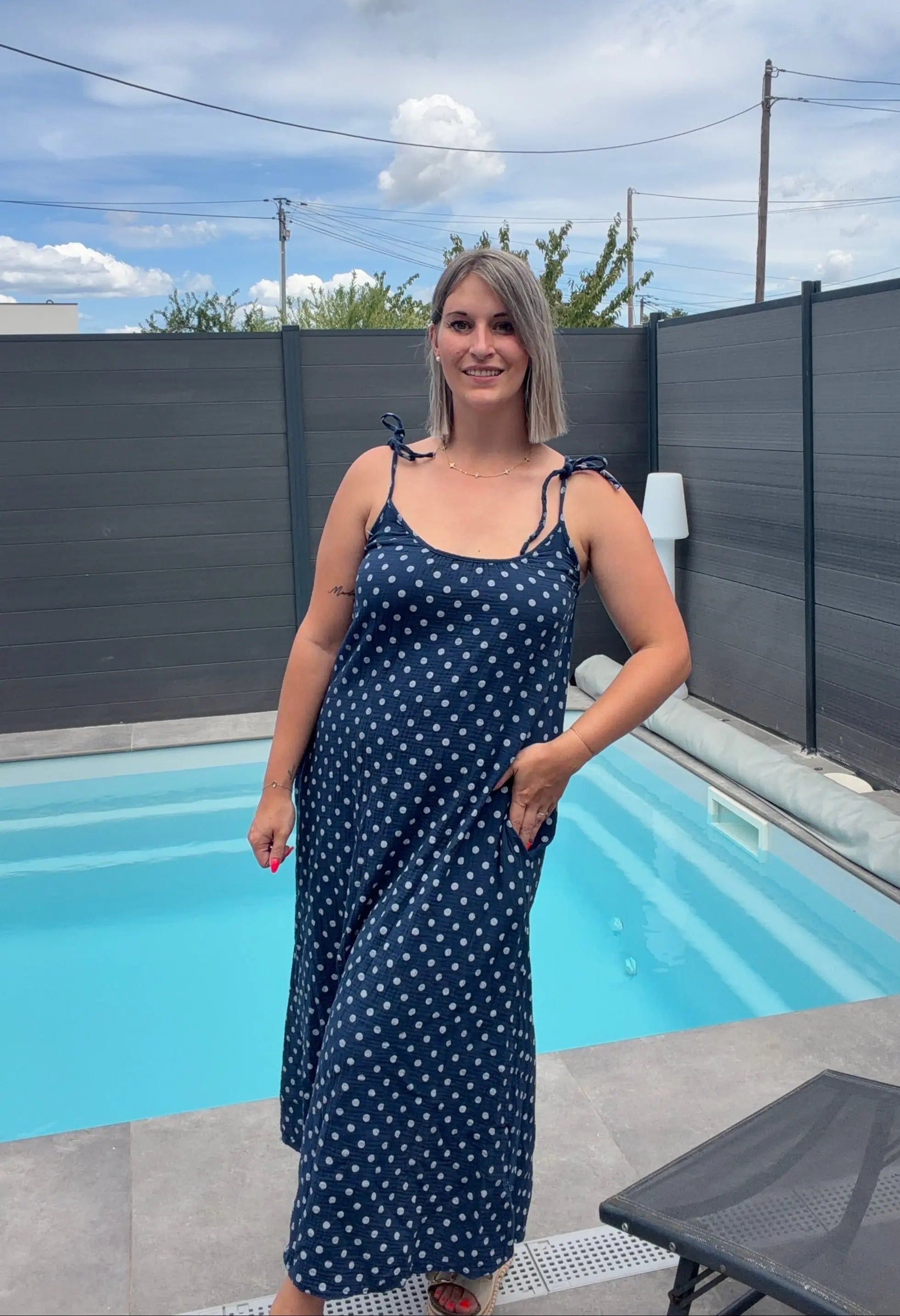 Robe CLEA - Bleu marine Maddy & Co