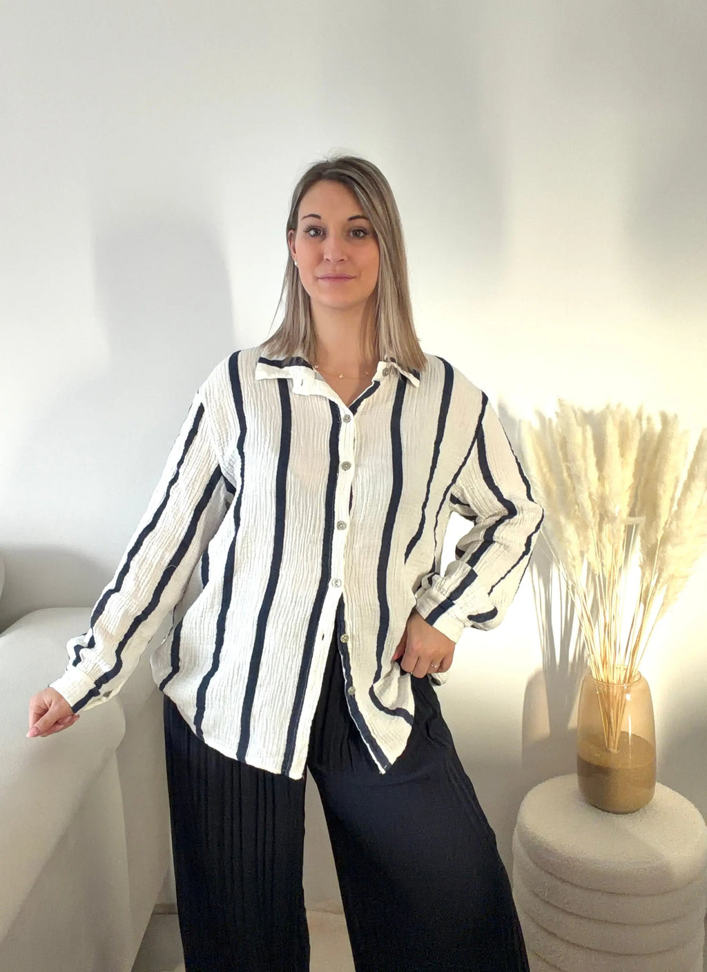 Chemise Bleu - Serena Maddy & Co