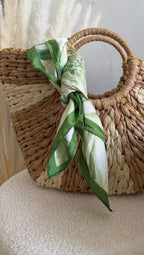 Foulard carré imprimé - Vert Maddy & Co