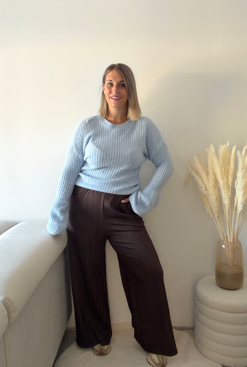 Pull en maille Azur - Bleu ciel Maddy & Co