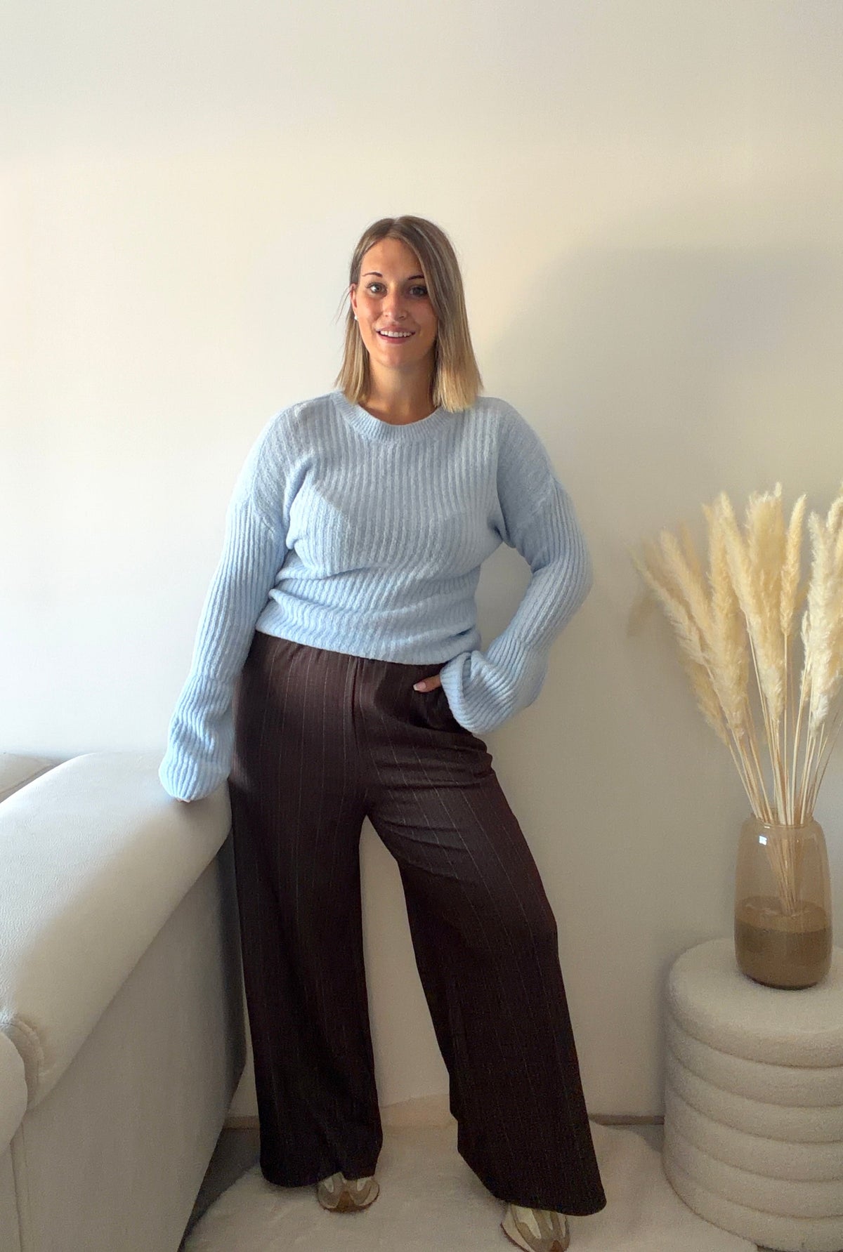 Pull en maille Azur - Bleu ciel Maddy & Co