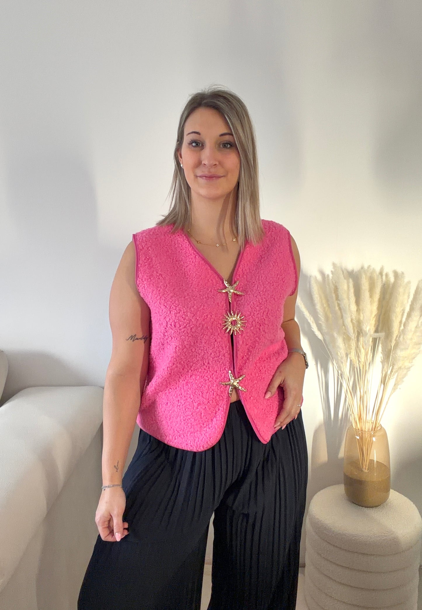 Gilet sans manches Roseline - Bijou soleil