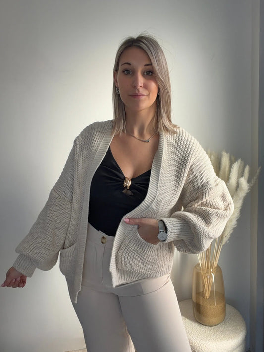 Gilet tricot LANA Maddy & Co