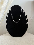 Collier argenté - Petites fleurs Maddy & Co