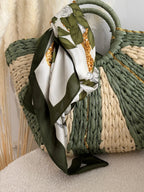 Foulard carré imprimé - Kaki Maddy & Co