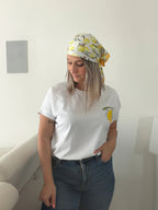 Foulard carré imprimé - Citron Maddy & Co