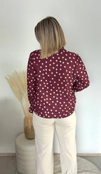 Blouse Emilie - Bordeaux Maddy & Co