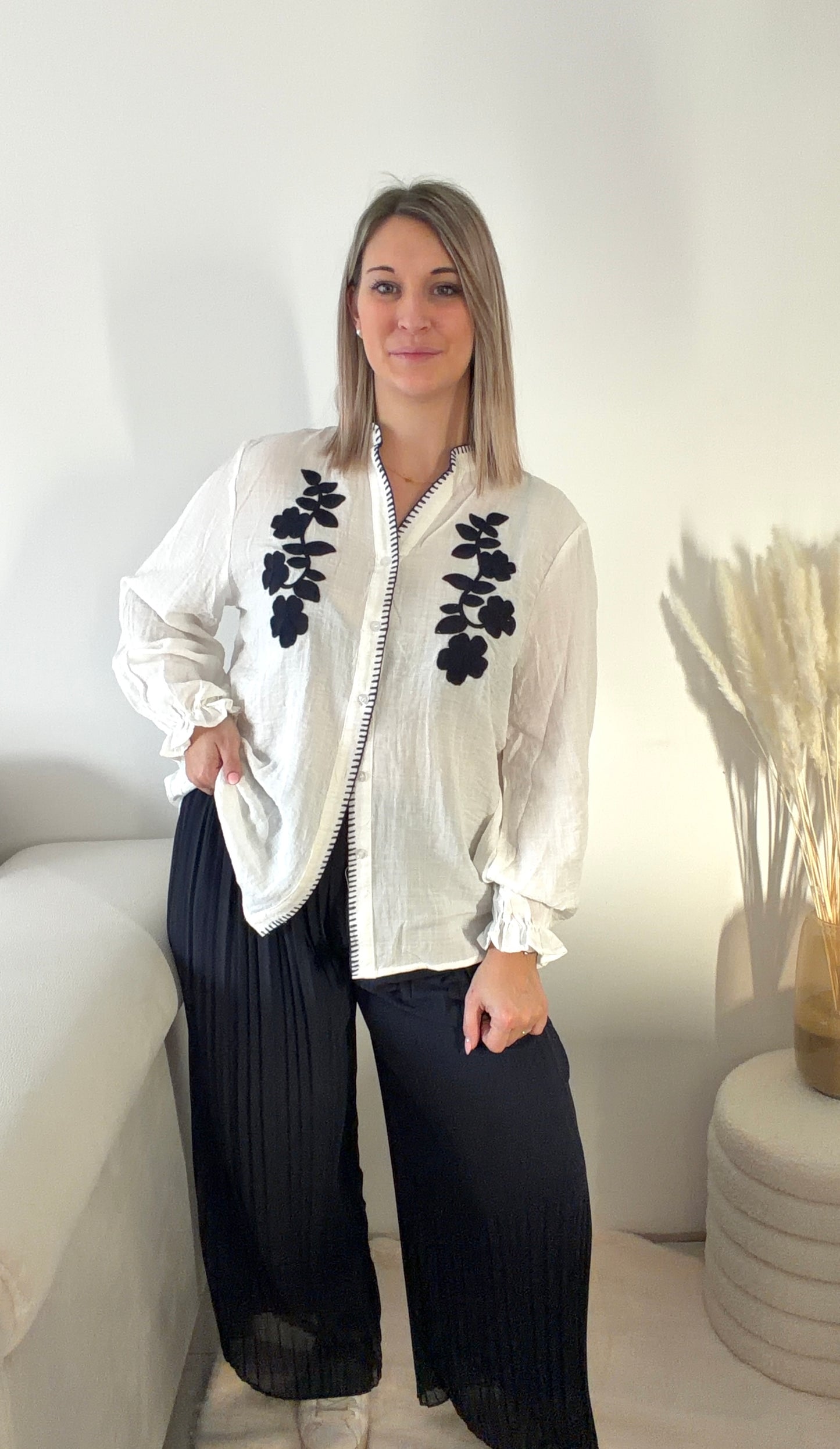 Chemise brodée - Léonie