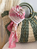 Foulard carré imprimé - Rose Maddy & Co