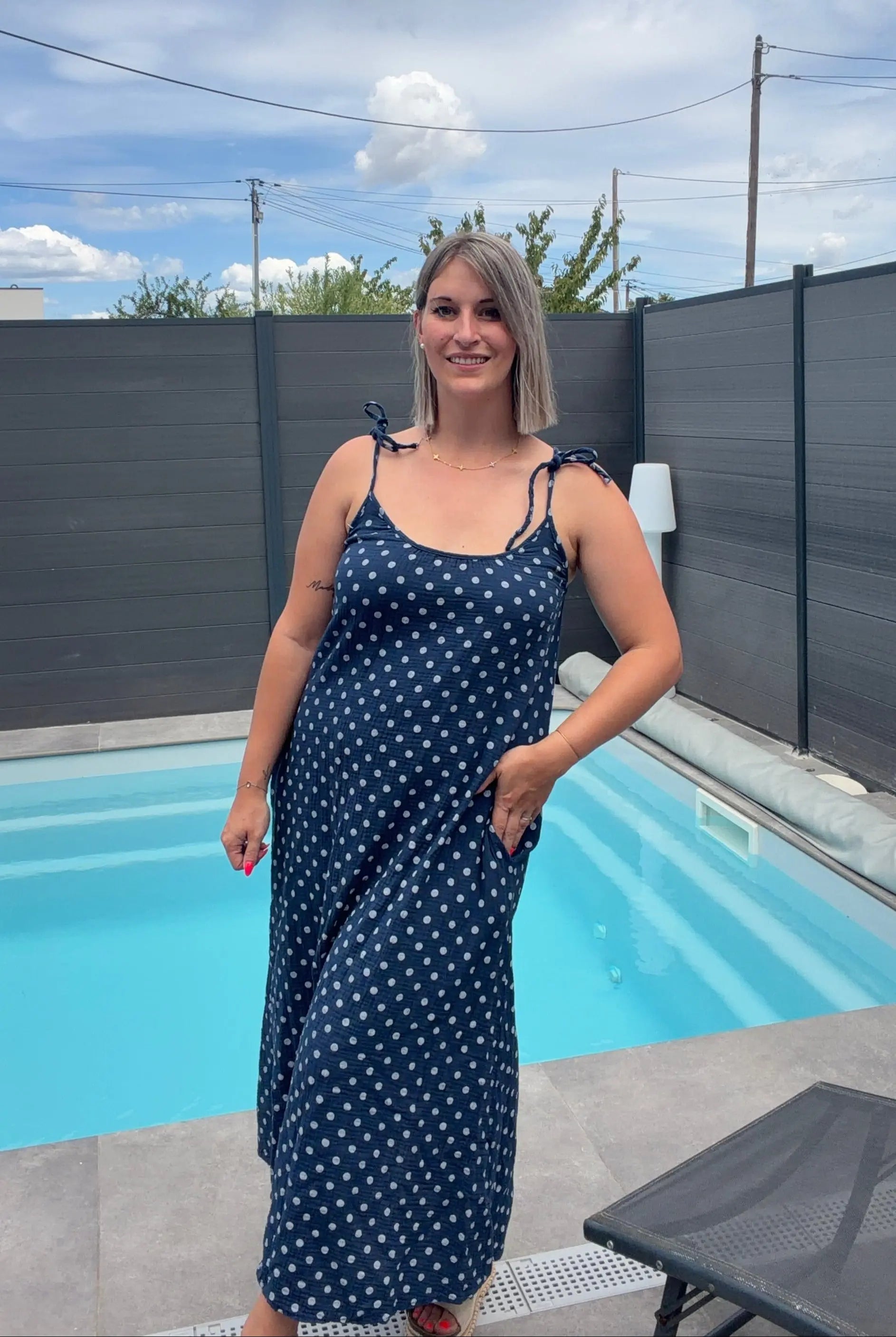 Robe CLEA - Bleu marine Maddy & Co