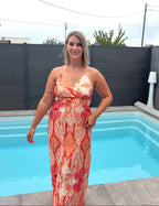 Robe Iris - Orange Maddy & Co