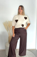 Pull Heart - écru Maddy & Co