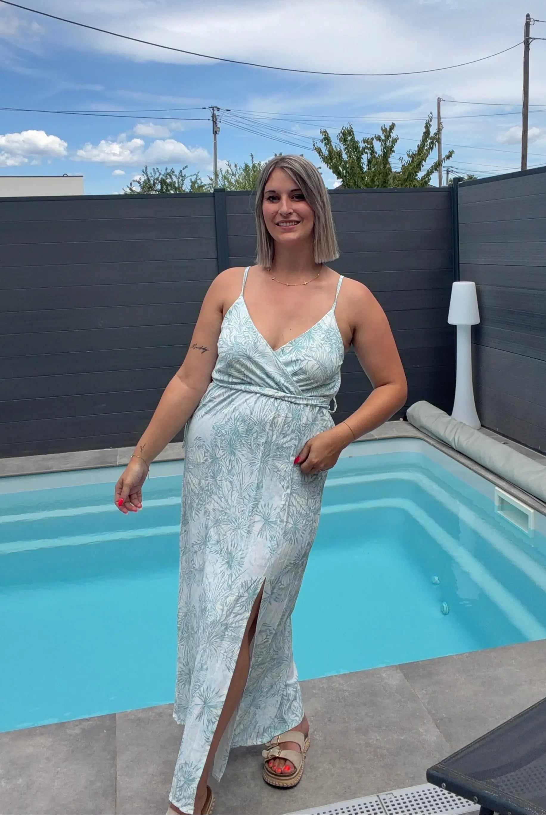 Robe céladon Maddy & Co