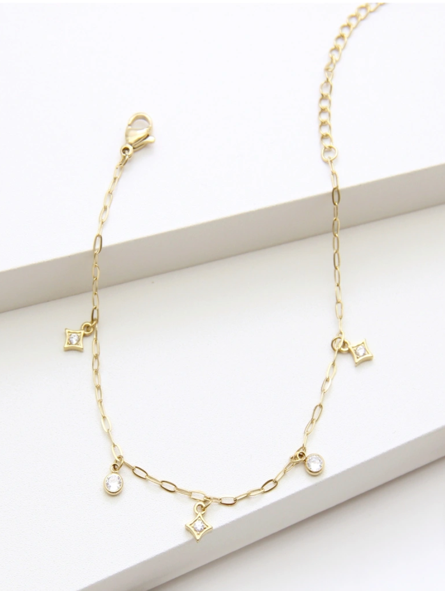 Bracelet doré - CHARMS